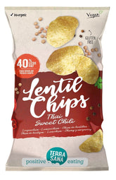 Linzenchips met Thaise zoete chili-smaak glutenvrij BIO 75 g - TERRASANA
